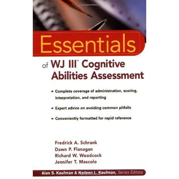 Pre-Owned Essentials of WJ III Cognitive Abilities Assessment (Paperback) 9780471344667