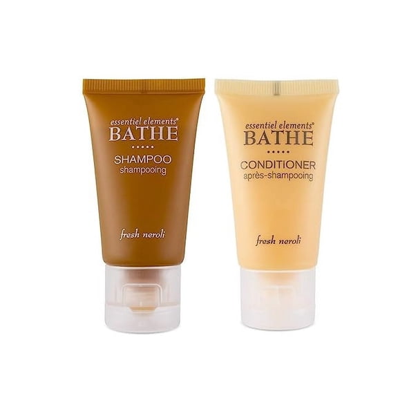 Essentiel Elements Bathe Shampoo and Conditioner 1oz Tube set of 12 (6 each).