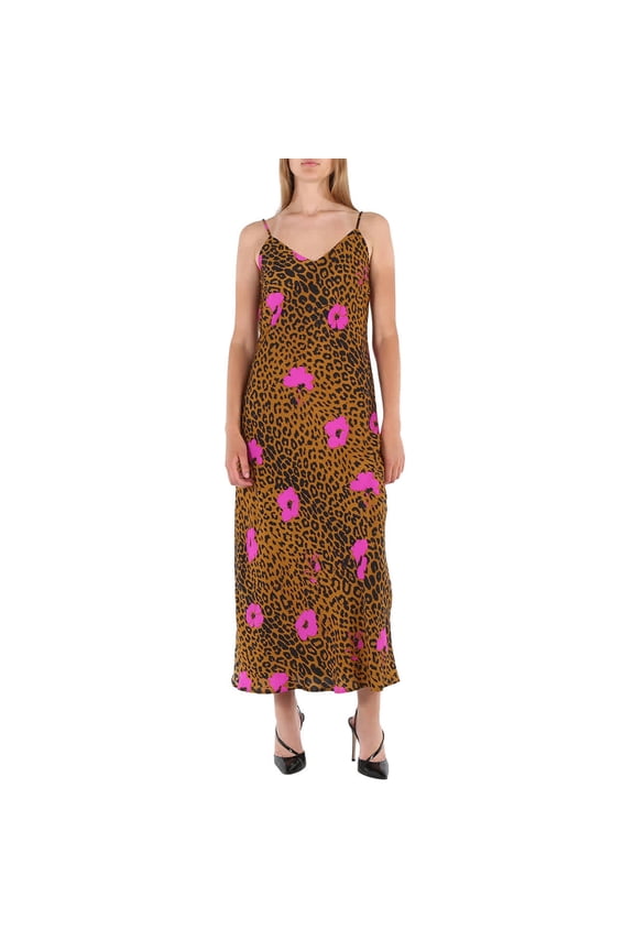 Ladies Shelly Leopard Print Dress, Brand Size 34 (US Size 0)