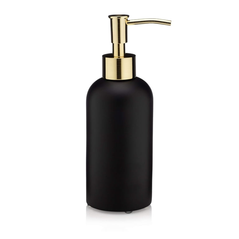 Matte Black Soap Dispenser Bottles For Bathroom