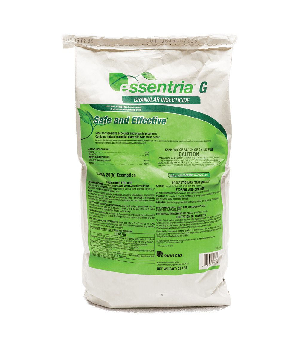 Essentria G Granular Insecticide - Natural Essential Oil Insect Control - 22 lb Bag by Zoecon