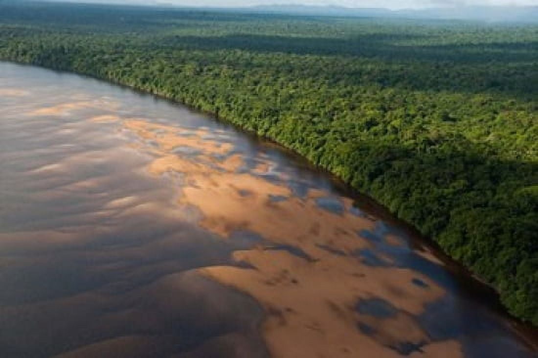Essequibo River between the Orinoco and Amazon Iwokrama Reserve Guyana Canvas Art - Pete Oxford DanitaDelimont (27 x 18)