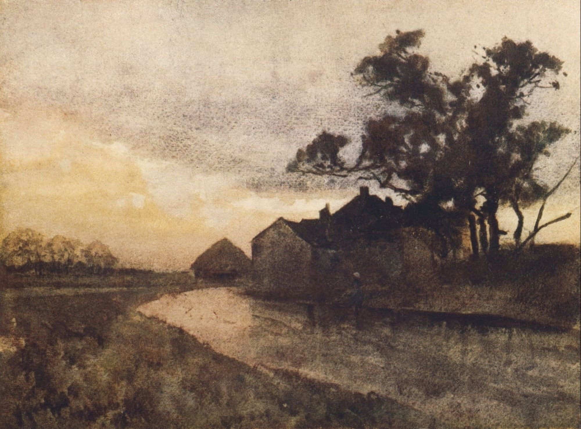 Essex 1909 Beacontree Heath near Dagenham Canvas Art - Louis Burleigh Bruhl (18 x 24)