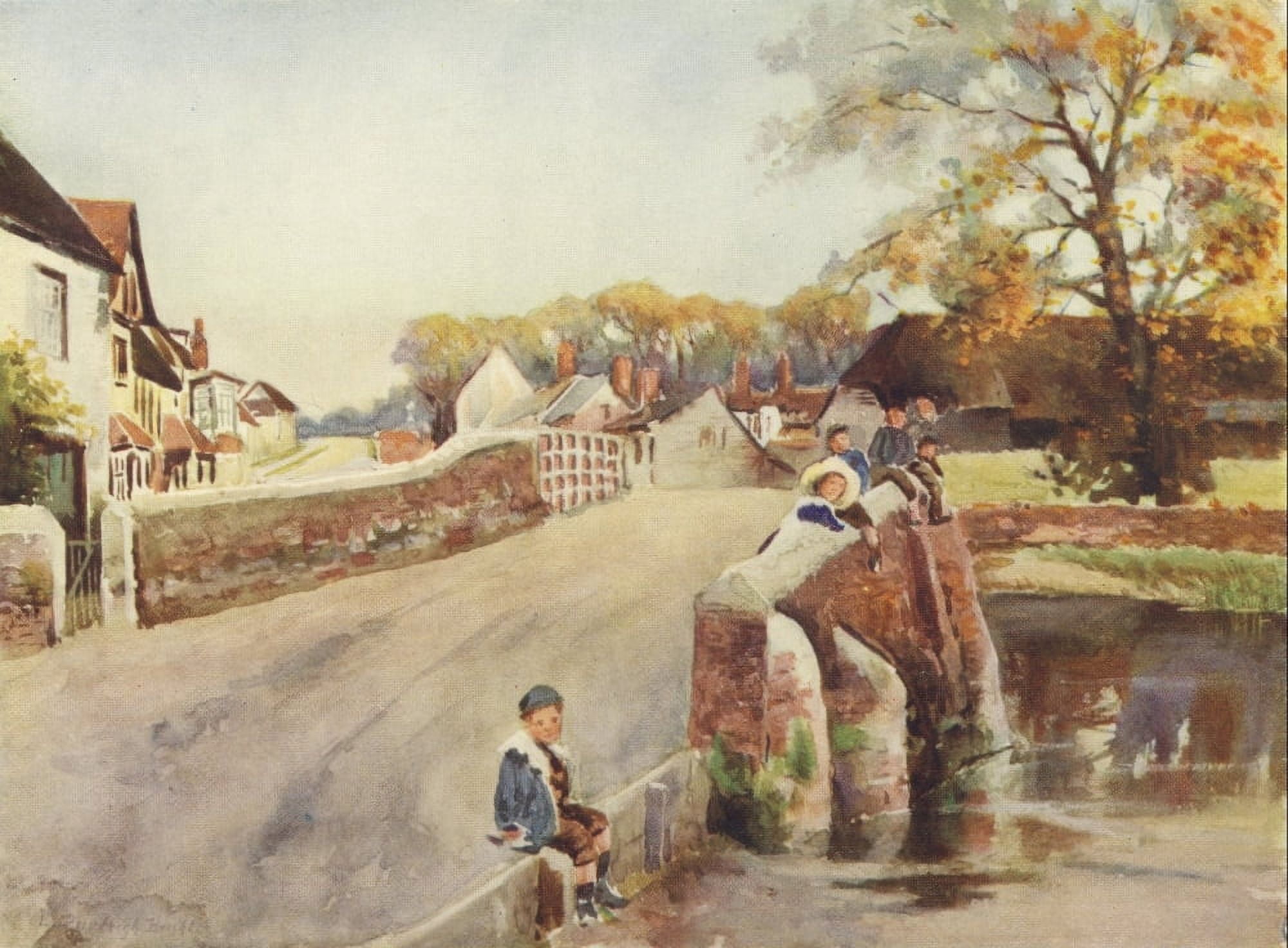 Essex 1909 Coggeshall Canvas Art - Louis Burleigh Bruhl (18 x 24)