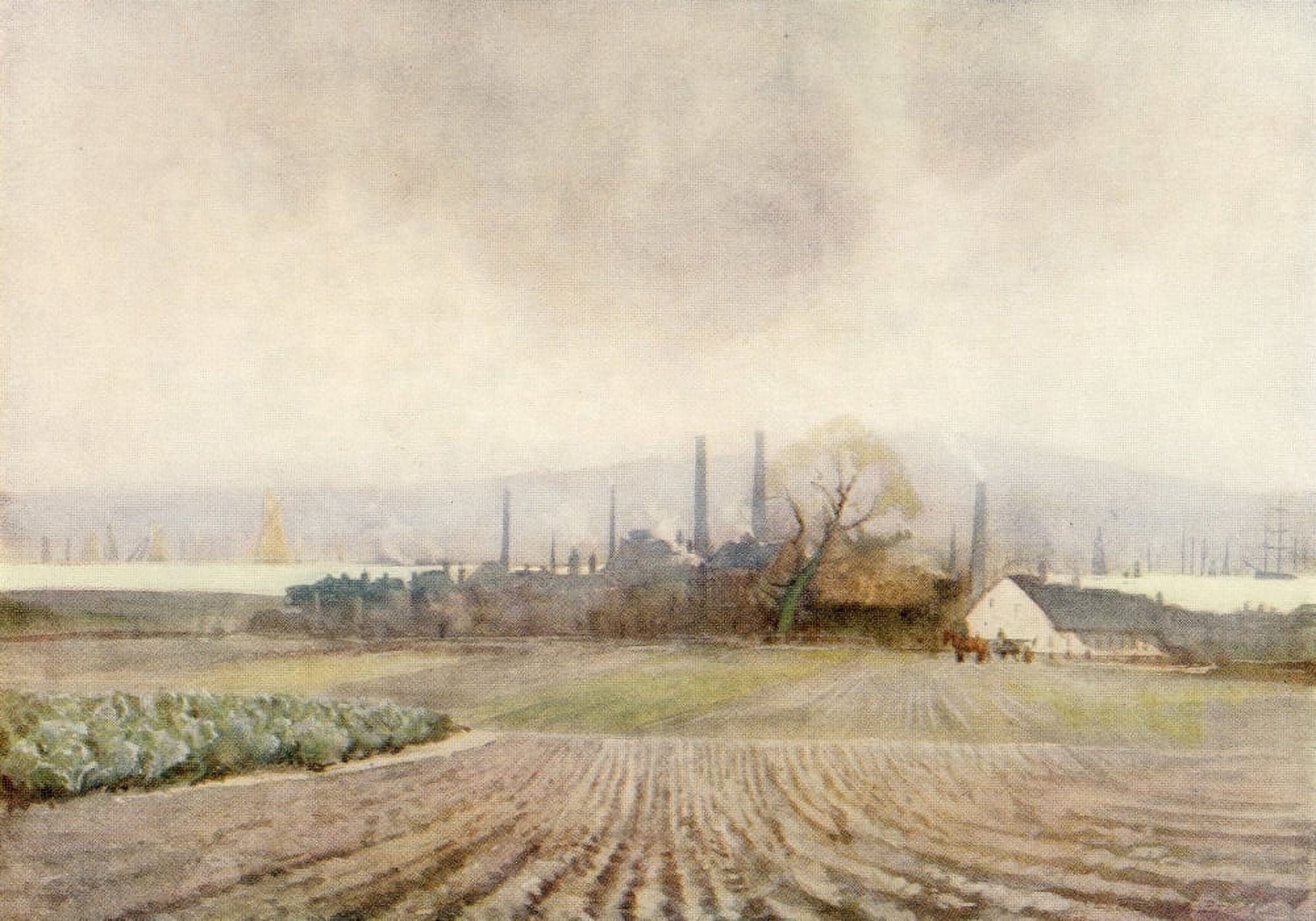 Essex 1909 Grays Glitter & Grime Canvas Art - Louis Burleigh Bruhl (24 x 36)