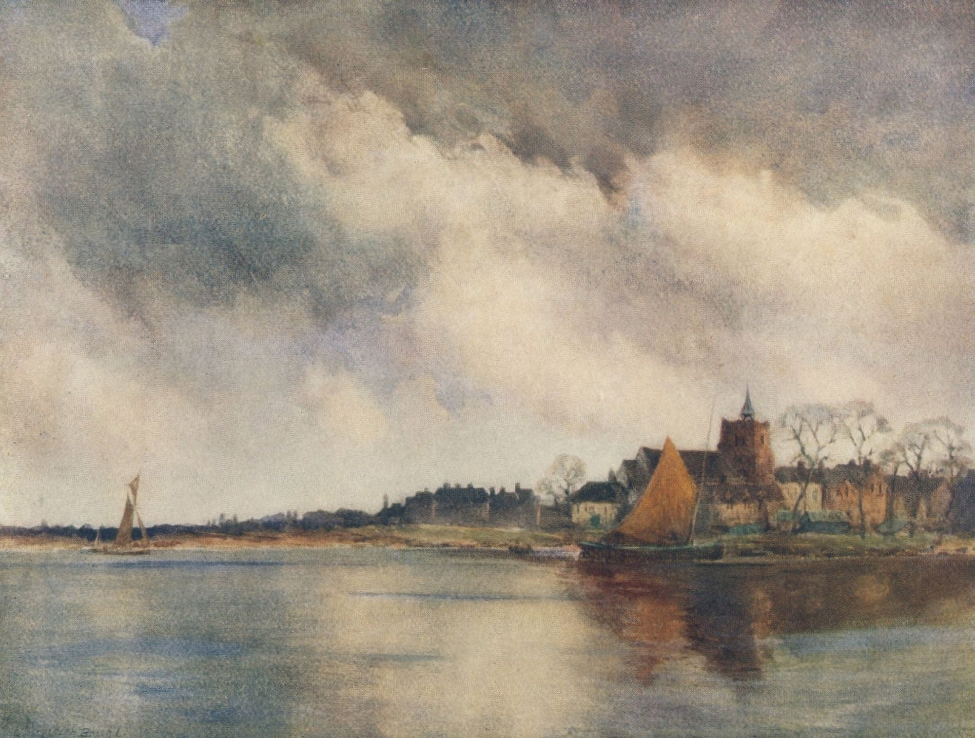 Essex 1909 Maldon Canvas Art - Louis Burleigh Bruhl (18 x 24)