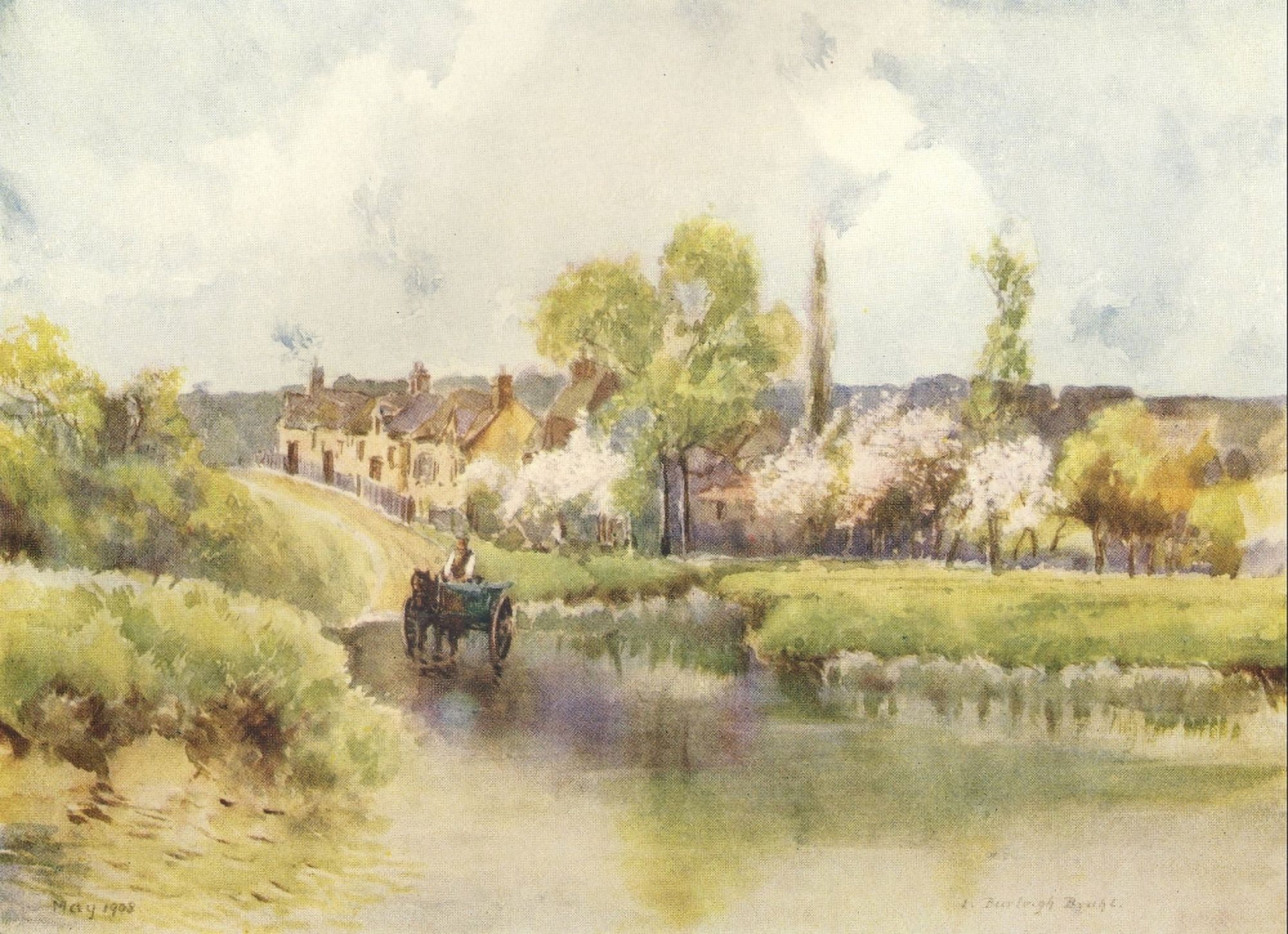 Essex 1909 Sandon Ford Canvas Art - Louis Burleigh Bruhl (24 x 36)