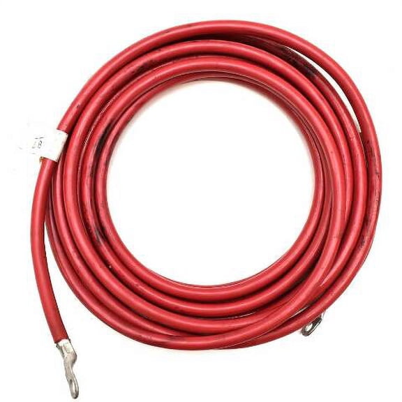 Essex Boat Battery Cable J1127 | 02 GA 22 Foot 3/8 Inch Lug Red