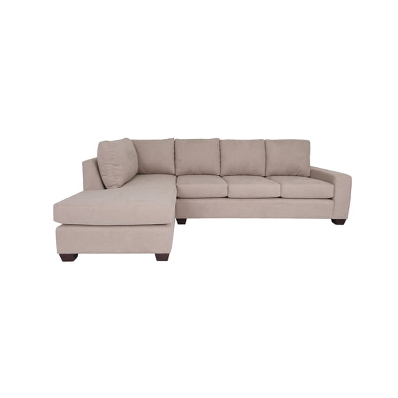 Essex L Shaped Sectional Sofas for Living Room, Modern Sectional Couches for Bedrooms, Apartment with Solid Wood Frame (Tan, Polyester Nylon)