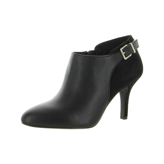 Essex Lane Womens Jasmine Leather Stiletto Shooties