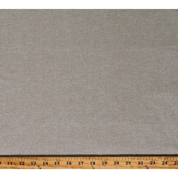 Essex Yarn-Dyed Metallic Linen Blend Silver Sparkle Oyster 44" Wide Linen/Cotton/Lurex Fabric by the Yard (1268-E105)