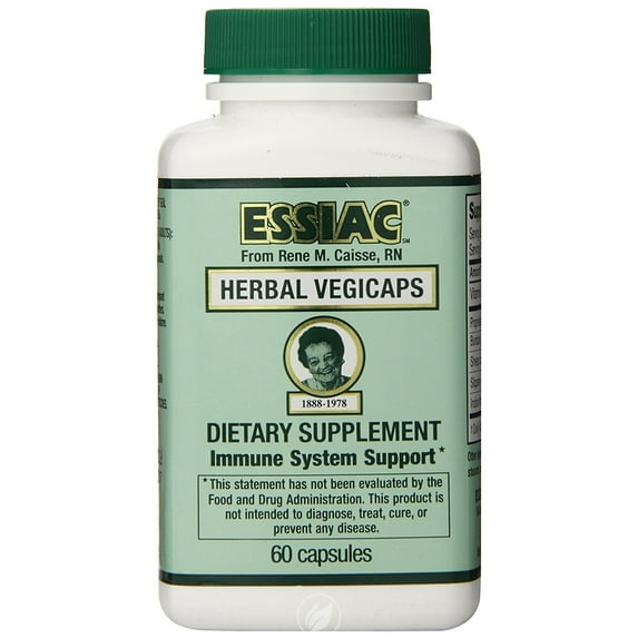 Essiac International Essiac Herbal Supplement Vegicaps 500mg 60 Capvegi