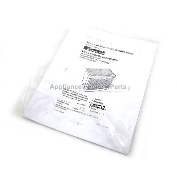 Kenmore MANUAL compatible with 758154200 SP6644
