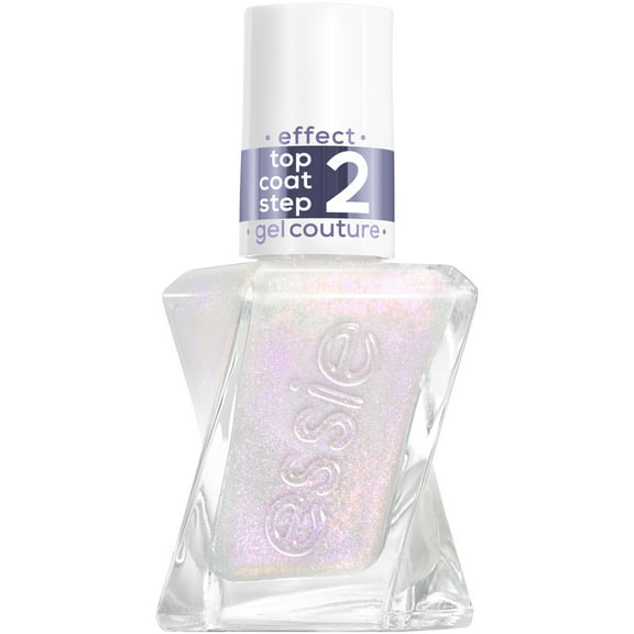 gel couture by essie gel-like nail polish, vegan, metallic glaze, blushed metal, 0.46 fl oz