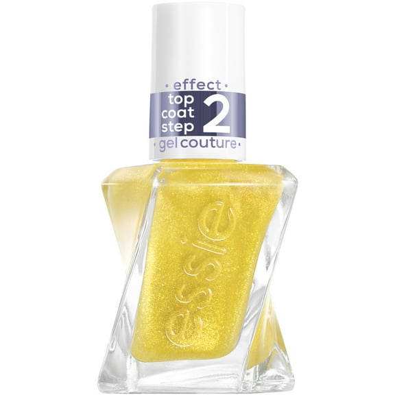 gel couture by essie gel-like polish, longwear, vegan, crushed gold, 0.46 fl oz