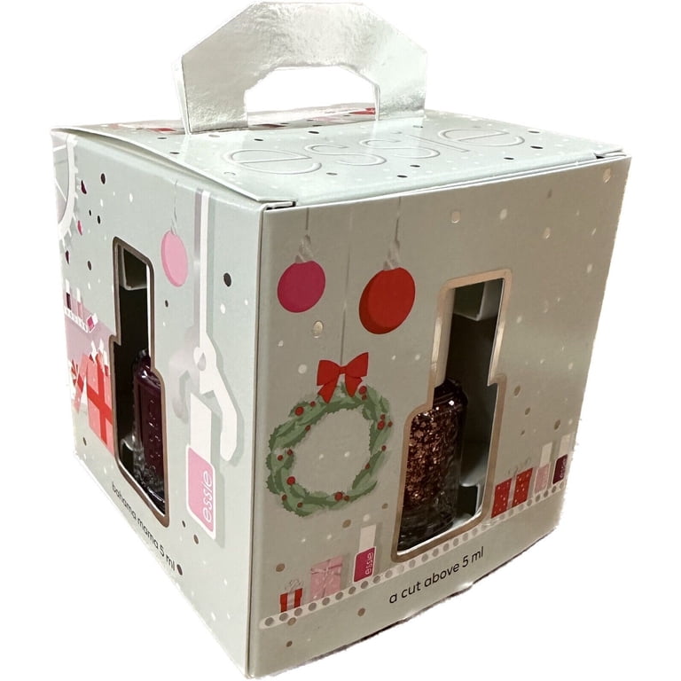 Essie Christmas Mini Nail Polish Kit, Limited Edition Holiday 4