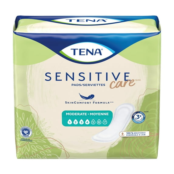 Essity HMS North America 42843120 11 in. Tena Intimates Moderate Adult Disposable Moderate-Absorbent Bladder Control Pad - Pack of 120