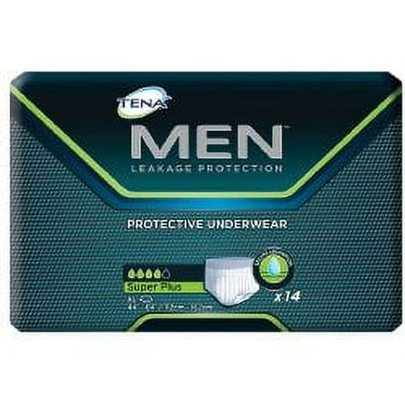 Essity HMS North America Inc Adult Absorbent Underwear TENA Men Super Plus Pull On X-Large Disposable Heavy Absorbency Bag of 14