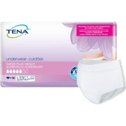 Essity HMS North America Inc Adult Absorbent Underwear TENA Women Pull On Large Disposable Moderate Absorbency Bag of 16