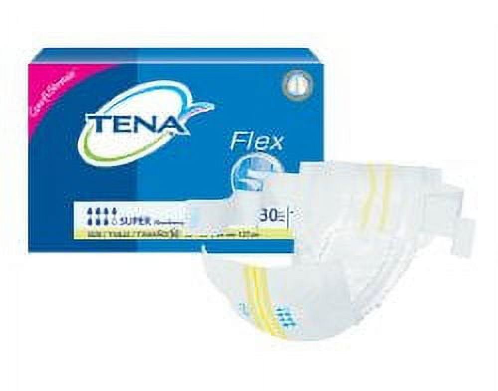 Essity HMS North America Inc Adult Incontinent Belted Undergarment TENA Flex Super Tab Closure Size 16 Disposable Heavy Absorbency Pack of 30