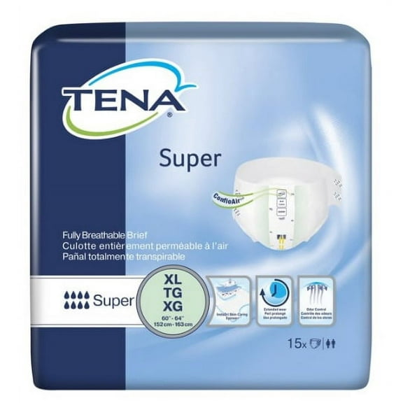Essity HMS North America Inc Adult Incontinent Disposable Heavy Absorbency Brief, X-Large, 15 Ct