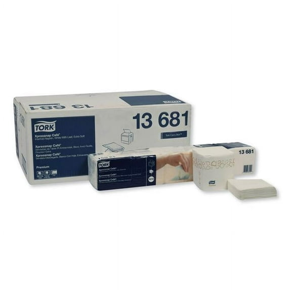 Essity TRK13681 8.5 x 8.5 in. Interfold Dispenser Napkins, White