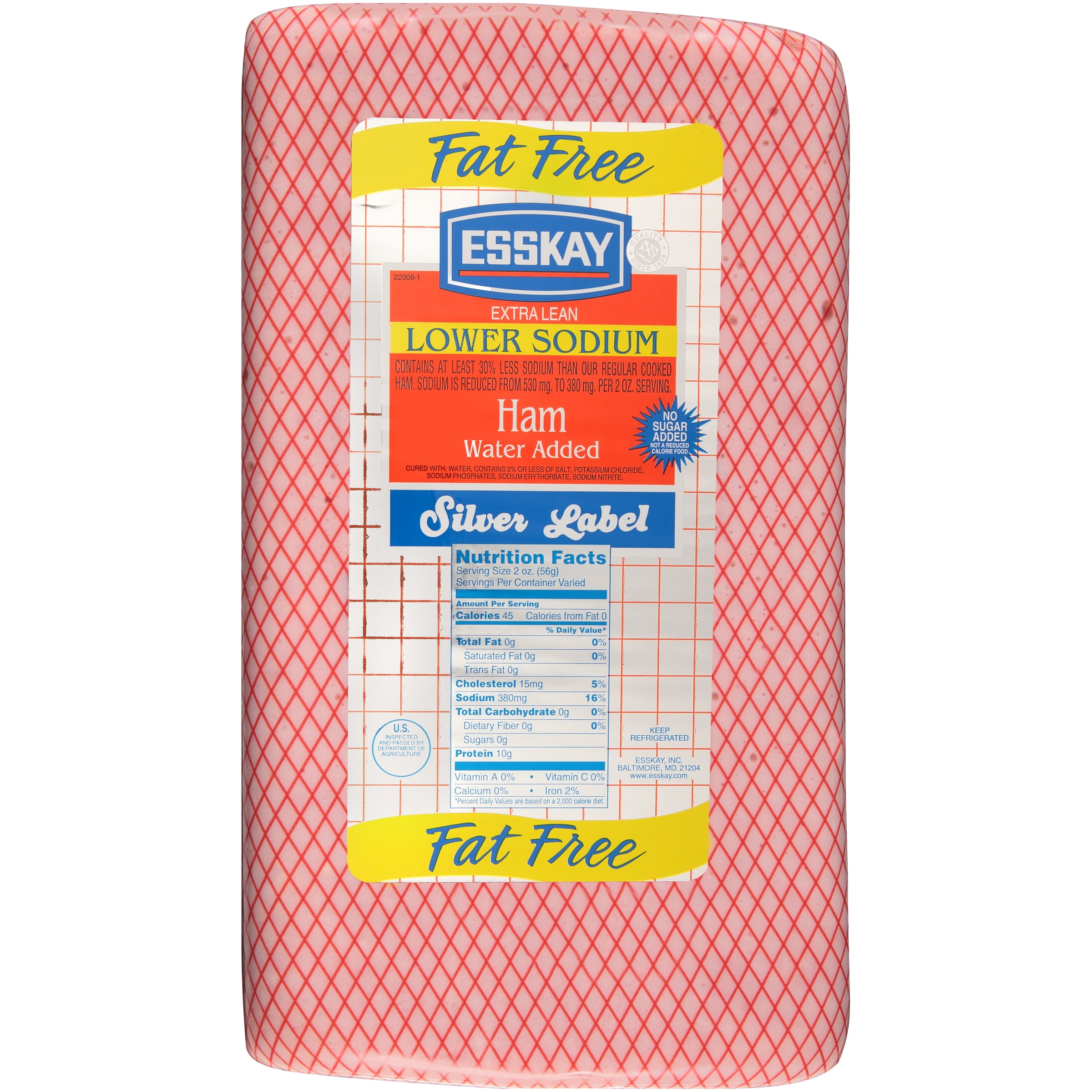Esskay Brand Low Sodium Cooked Ham, Deli Sliced