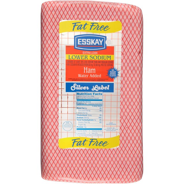 Esskay Brand Low Sodium Cooked Ham, Deli Sliced