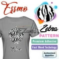thumbnail image 1 of Essmo™ Zebra Black White Heat Transfer Vinyl HTV T-Shirt 20" Iron On Heat Press SP27 20"x600", 1 of 6