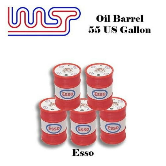 Esso 5 x Barrel Drum 1:32 Scale Slot Car Track Scenery Wasp 55