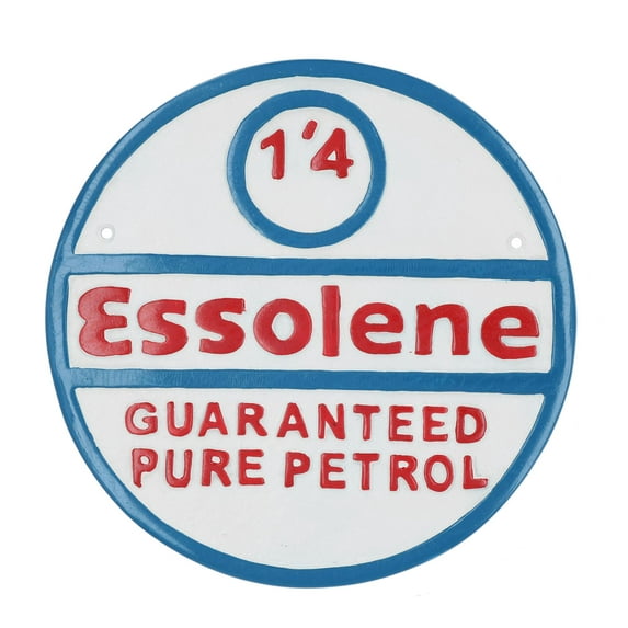 Esso Aluminium Sign Plaque Door Wall Garage Petrol Oil Workshop Garage Auto