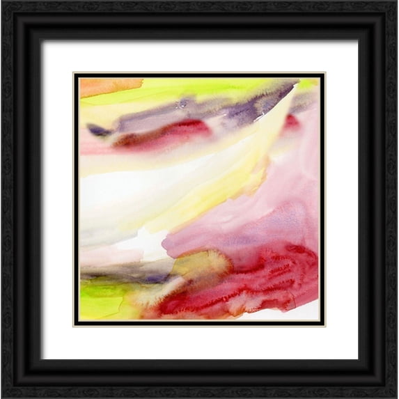 Essue, Christine 20x20 Black Ornate Wood Framed with Double Matting Museum Art Print Titled - Crystaline I