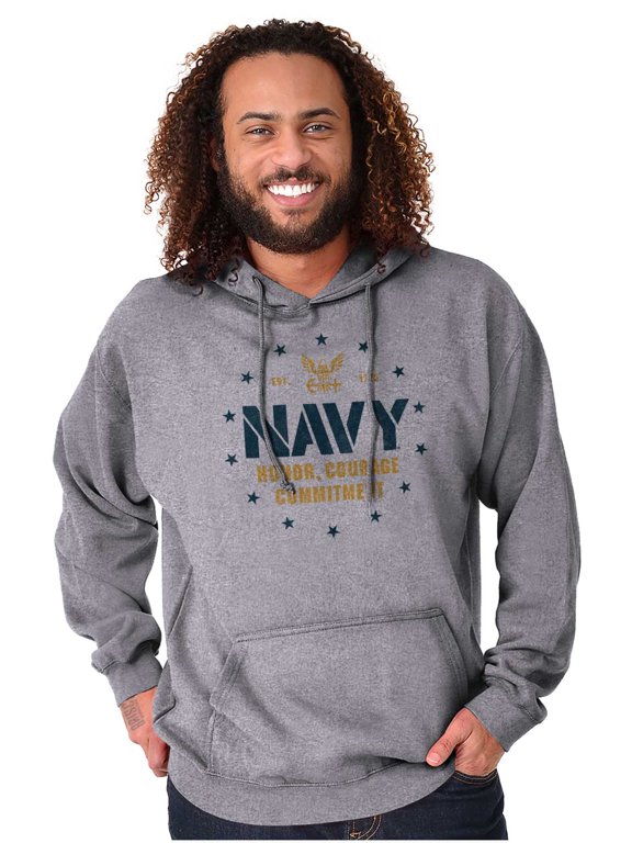 Est 1775 Navy Honor Courage Commit Hoodie Sweatshirt Women Men Brisco Brands S