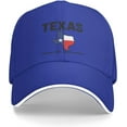 thumbnail image 1 of Est 1845 Texas Hat Texas Map Flag Hat for Men Women Baseball Cap Funny Gifts Trucker Hat, 1 of 9