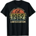 thumbnail image 1 of Est 1962 Limited Edition 62nd Birthday Gifts 62 Year Old T-Shirt, 1 of 3