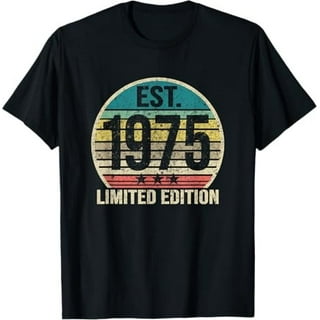 Vintage Est 1975 T-Shirt 44 Years Old 44th Birthday Gift Vintage Est 1975 T-Shirt 44 Years Old 44th Birthday Gift