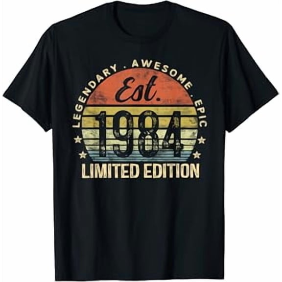 Est 1984 38th Birthday Vintage 38 Year Old T-Shirt