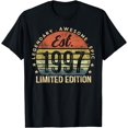 thumbnail image 1 of Est 1997 Limited Edition 27th Birthday Gifts 27 Year Old T-Shirt, 1 of 3