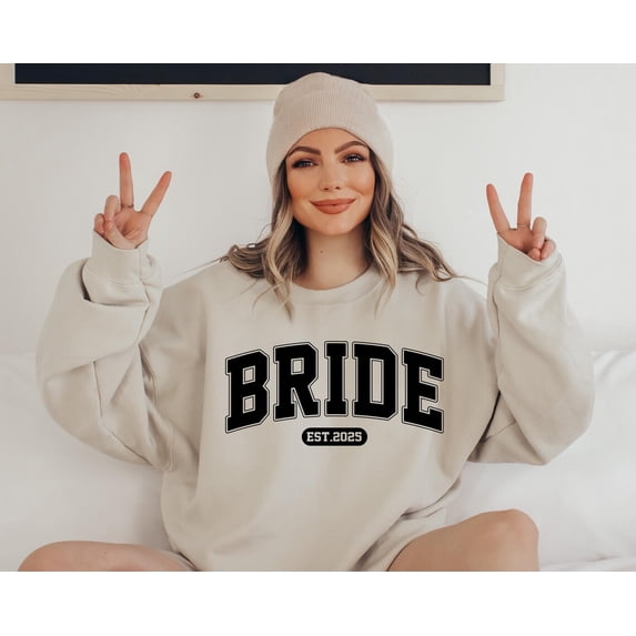 Est 2025 Bride Bachelorette Party Wedding Bridal Team Sweatshirt All Size S-5Xl