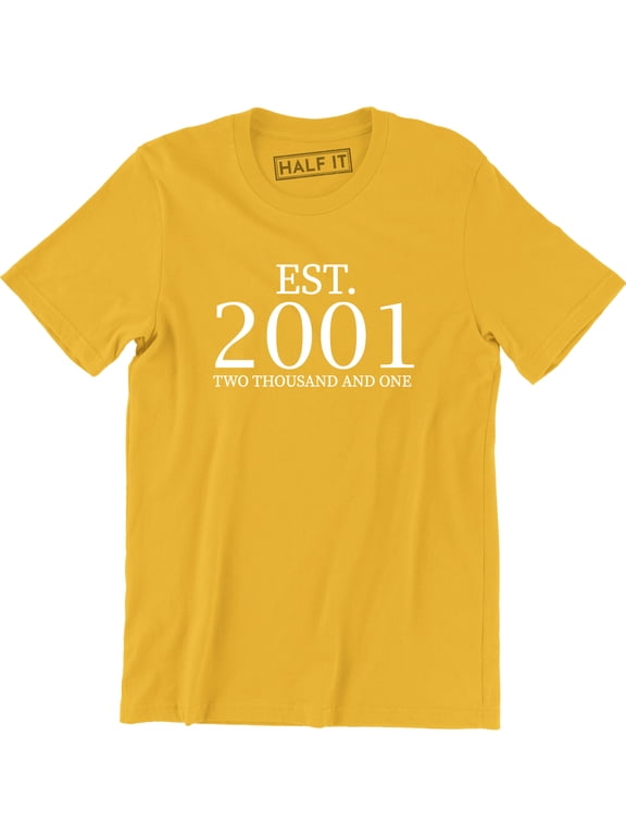 Established 2001 18th Birthday Present Gift Men's T-Shirt