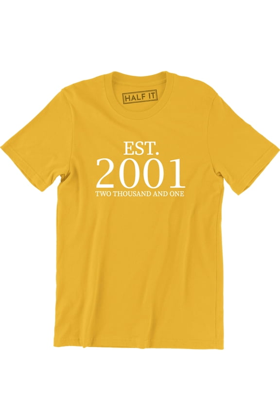Established 2001 18th Birthday Present Gift Men's T-Shirt