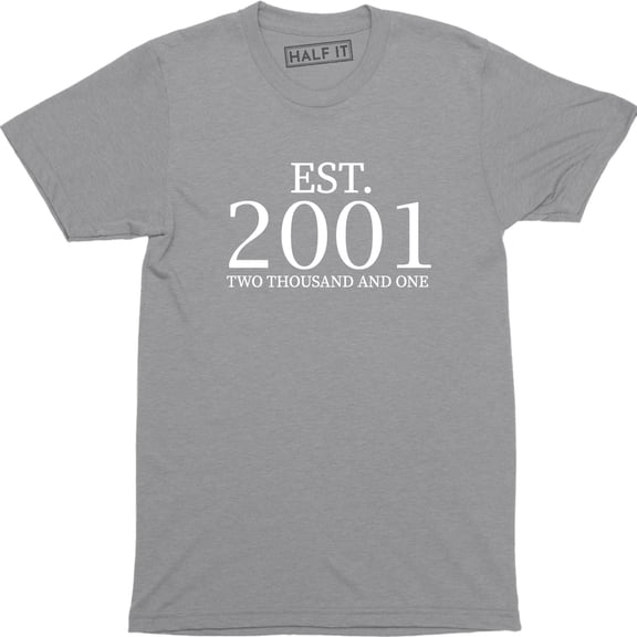 Established 2001 18th Birthday Present Gift Men's T-Shirt