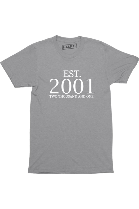 Established 2001 18th Birthday Present Gift Men's T-Shirt