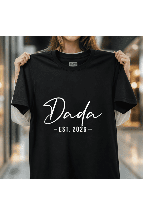 Established 2026 New Dada Title Promotion Loading Progression Unisex T-Shirt, S- 5XL
