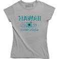thumbnail image 1 of Established August 21, 1959 Hawaii Flag Women's State Home Birthday T-Shirt, 1 of 4