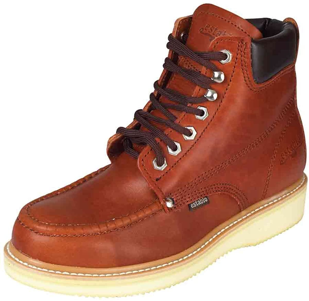 Establo Men’s Work Boot Bull Fight Leather - Honey 23369 main image 1