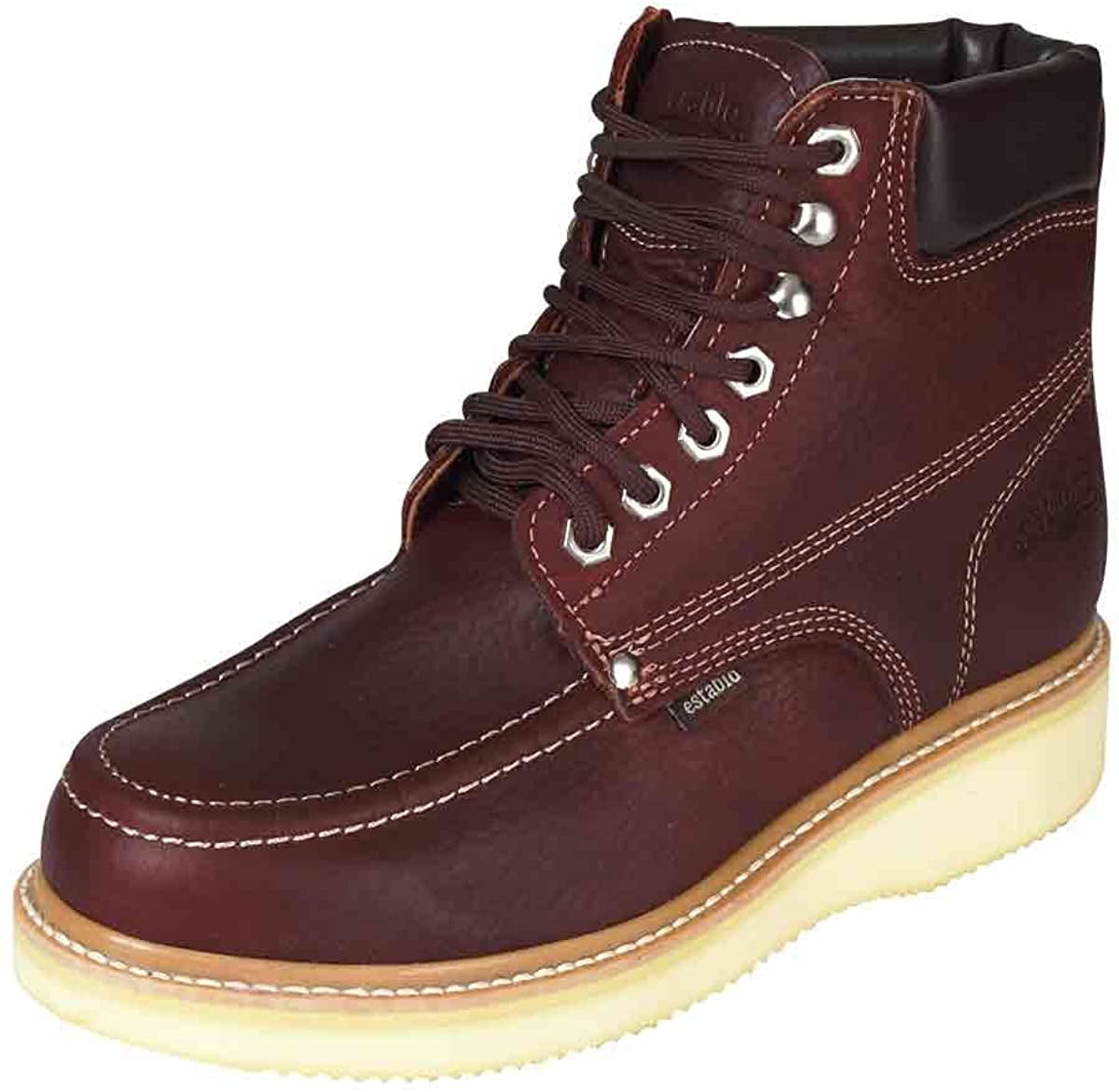 Establo Men's Work Boot - Leather Nobuck - Cinnamon 303