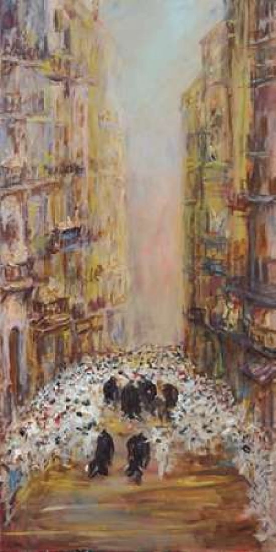 Estafeta Canvas Art - JC Pino (24 x 48)