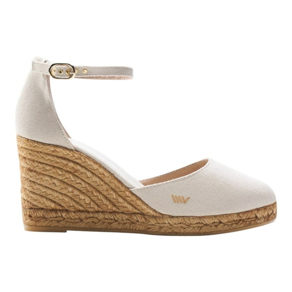 Estartit Canvas Espadrille Wedges - Beige / 6.5