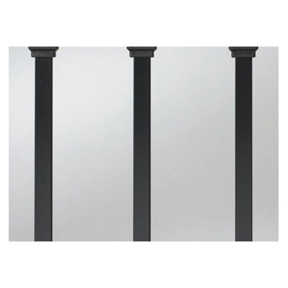 Estate 26 Square Baluster, Black, 10Pk. QTY1 (DyGTyX DB95821)